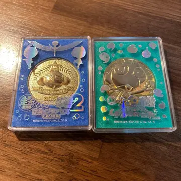 개구리 중사 케로로 메달 직경 약 5cm 2개