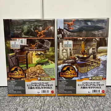 쥬라기 월드 대폭주! 모사사우루스 / 대폭주! 기가노토사우루스 MINIS