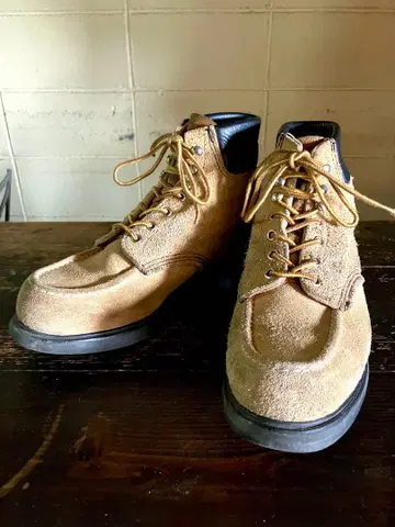 90s 빈티지 레드윙 8118 슈퍼 밑창 프린트 깃털 택 8D/8173