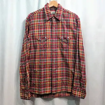 BLACK SIGN 블랙사인 체크 무늬 웨스턴 셔츠 40/L 상당