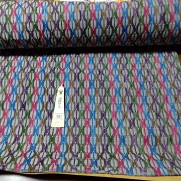 니시진 울 기모노 옷감 새상품