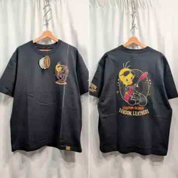 [미사용/택 포함] VANSON 반손 x 루니 튠즈 T셔츠 XXL