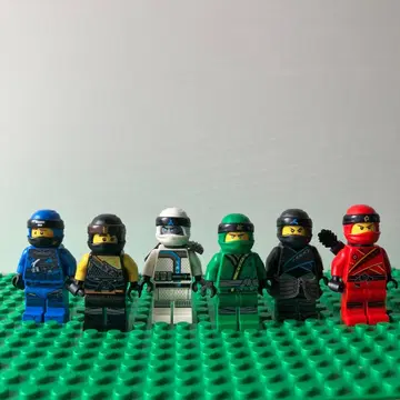 LEGO 닌자고 미니 피규어 카이 제이 니야 로이드 콜 젠