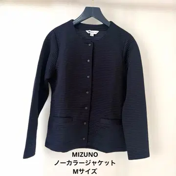 MIZUNO 노카라 자켓 맨투맨 얇고 가벼운 가디건