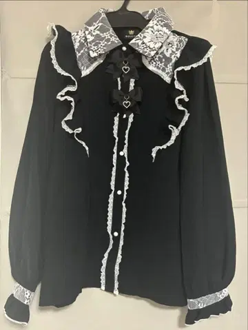 ROJITA 긴팔 지뢰계 블라우스 블랙 4/30까지 판매