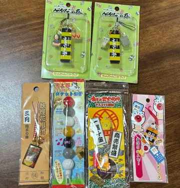 게게게의 키타로 6종 세트 스트랩 마스코트 끈 로켓 연필