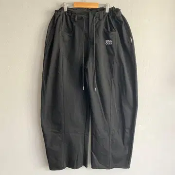 [택 포함 새상품] RICECAKE & OISIS 배기 스웨트 팬츠 블랙