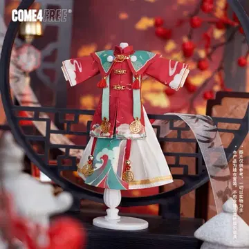 COME4FREE 인형용 옷 갈아입기 인형 의류 아웃핏 빨간색 이원취몽