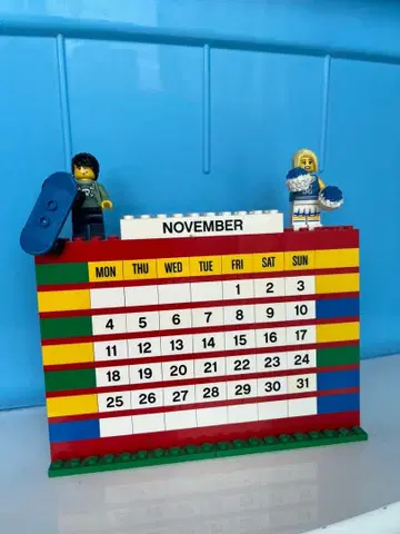 LEGO 블록 달력