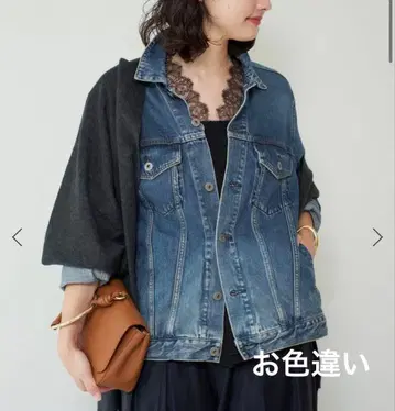 극미품 [ 2025AW ] plage 데님 자켓 블랙 36
