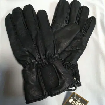 [ 양가죽 블랙 장갑 25cm ]
