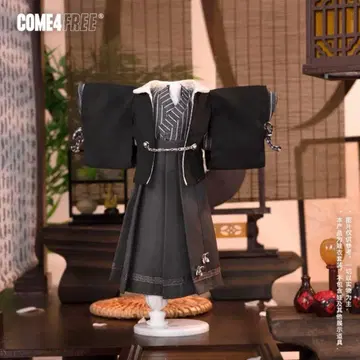 COME4FREE 인형용 옷 갈아입기 인형 의류 일본풍 박명 아래 블랙