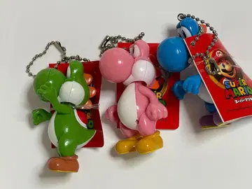 슈퍼 마리오 요시 키링 3개 세트 새상품