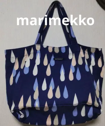 marimekko 마리메꼬 물방울 무늬 빅 토트백