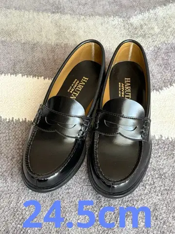 HARUTA 하루타 4514 블랙 새상품 로퍼 학생 통학 신발