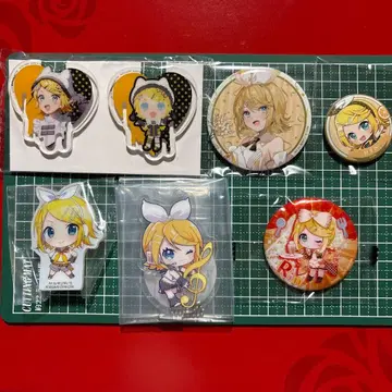 프로세카 하츠네 미쿠 카가미네 린 아크릴 스탠드 캔뱃지 6종 세트