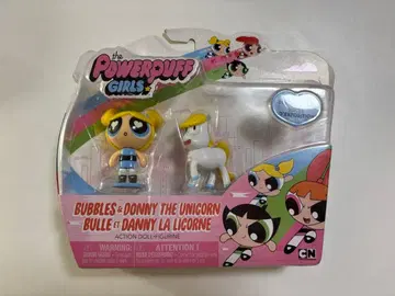 파워퍼프걸 버블스 & 도니 더 유니콘 피규어