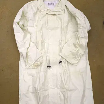 SUMAKURA 후드 부착 레인코트 S 사이즈 크림색