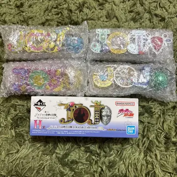 제일복권 죠죠의 기묘한 모험 H상 LOGO de Collection 4종