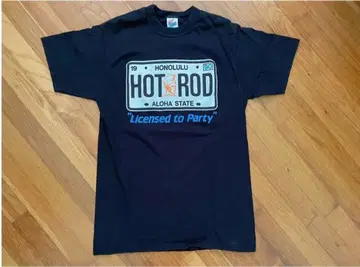 미국 구제 의류 JERZEES 저지즈 번호판 T셔츠 블랙