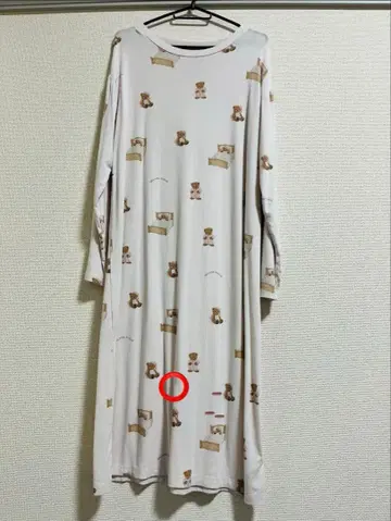 gelato pique 곰 프린트 룸웨어 원피스