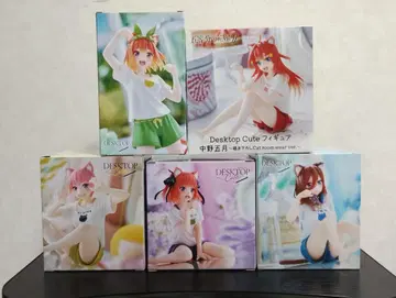 5등분의 신부 나카노 자매 Desktop Cute 피규어 5체 세트