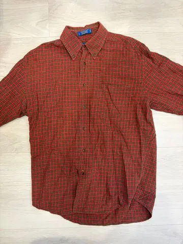 PENDLETON 긴팔 플란넬 셔츠 구제 의류