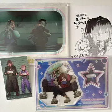 은하 특급 밀키 서브웨이 아크릴 아트 보드 아크릴 스탠드