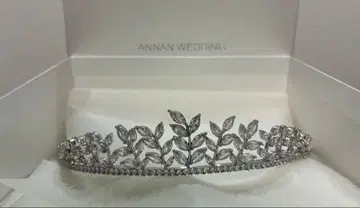 ANNAN WEDDING 리프 모티브 티아라 JT12 지르코니아