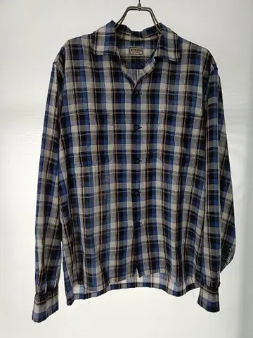1950's~McGREGOR COTTON PLAID BOX SHIRT