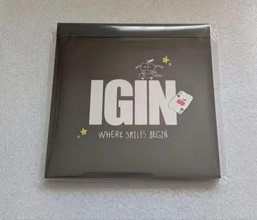 IGIN 메모장 블랙 팝업 BTS JIN