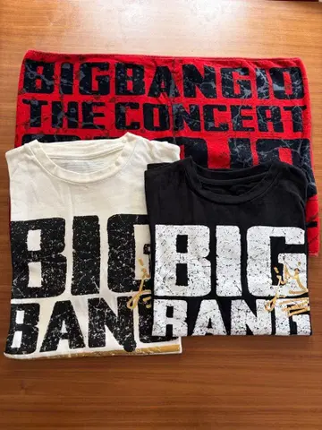 BIGBANG T셔츠 2개 세트 + 타월
