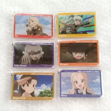 걸즈 & 판처 최종장 아크릴 키링 애니메이트 포인트 경품