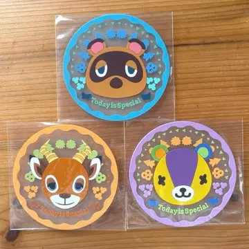 동물의 숲 클리어 러버 코스터 패치 페터 너굴