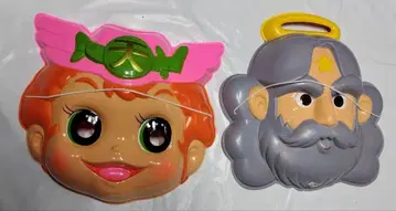 빅쿠리맨 가면 슈퍼 제우스 & 천사 남자 잭 세트 데드스탁 상품