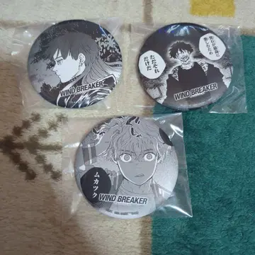 WIND BREAKER 제일복권 캔 배지 세트