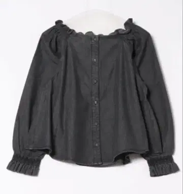 썸씽 데님 블라우스 겉옷