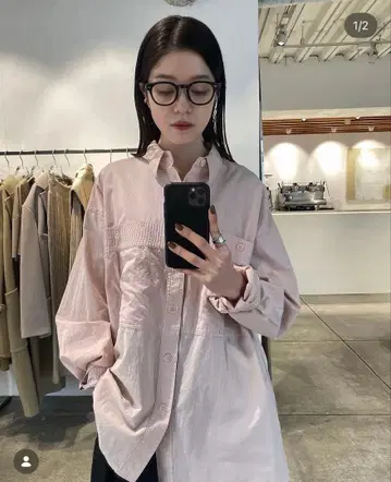 TODAYFUL 스티치 오버 셔츠 크림색