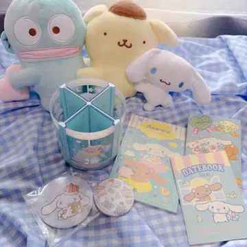시나모롤 시나몬 프렌즈 모카 시나몬 봉제 인형 메모 묶음 판매