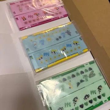 파워퍼프걸스 미니 접이식 컨테이너 3개 세트