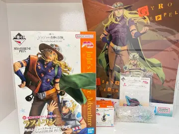 죠죠 제일복권 7부 라스트원 조니 자이로 로고 피규어