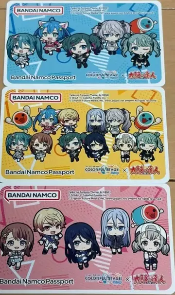 프로세카 태고의 달인 기념 Bandai Namco Passport 카드