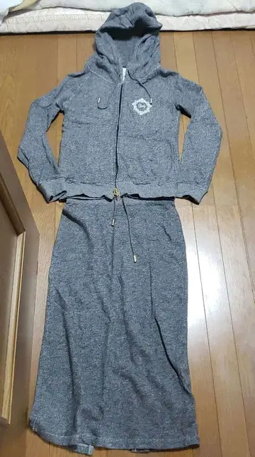 Rady 후드티 그레이 후드 부착 맨투맨 셋업