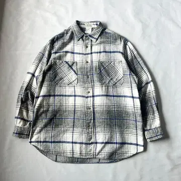 90s Ash Creek 코튼 플란넬 긴팔 셔츠 플란넬 셔츠