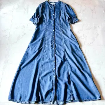 어반 리서치 서니 라벨 핏 데님 드레스 원피스 2 A라인