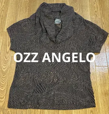OZZ ANGELO 오즈 앙헬로 레이스 슬리브리스 상의