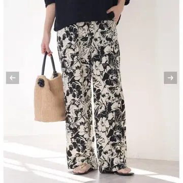 [ 새상품 ] JOURNALSTANDARD 대비 플라워 프린트 팬츠