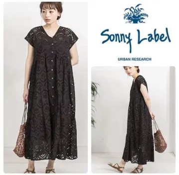 어반 리서치 서니 레이블 컷워크 레이스 프렌치 원피스