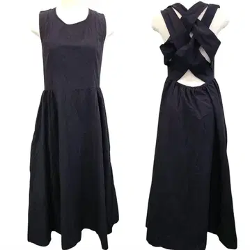 어반 리서치 백 크로스 코튼 롱 원피스