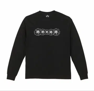Flower long sleeve shits Black Floracore